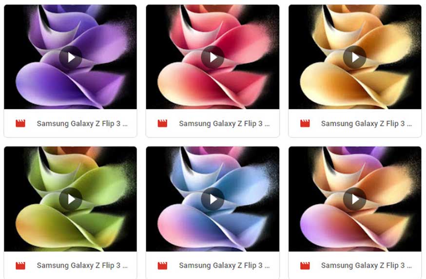 Télécharger Fonds d'écran Samsung Galaxy Z Flip 3 Live Wallpapers (QHD+) –  Smart Galaxy