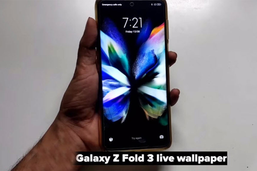 Télécharger Fonds d'écran live Samsung Galaxy Z Fold 3 (QHD+)
