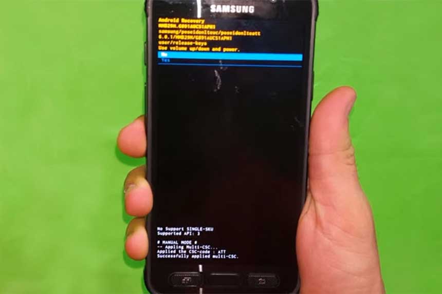 Samsung Galaxy S7 active Réinitialisation dure, réinitialisation d'usine et déblocage