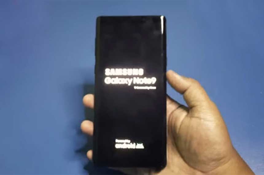 Le Samsung Galaxy Note 9 affiche l'erreur Les paramètres se sont arrêtés